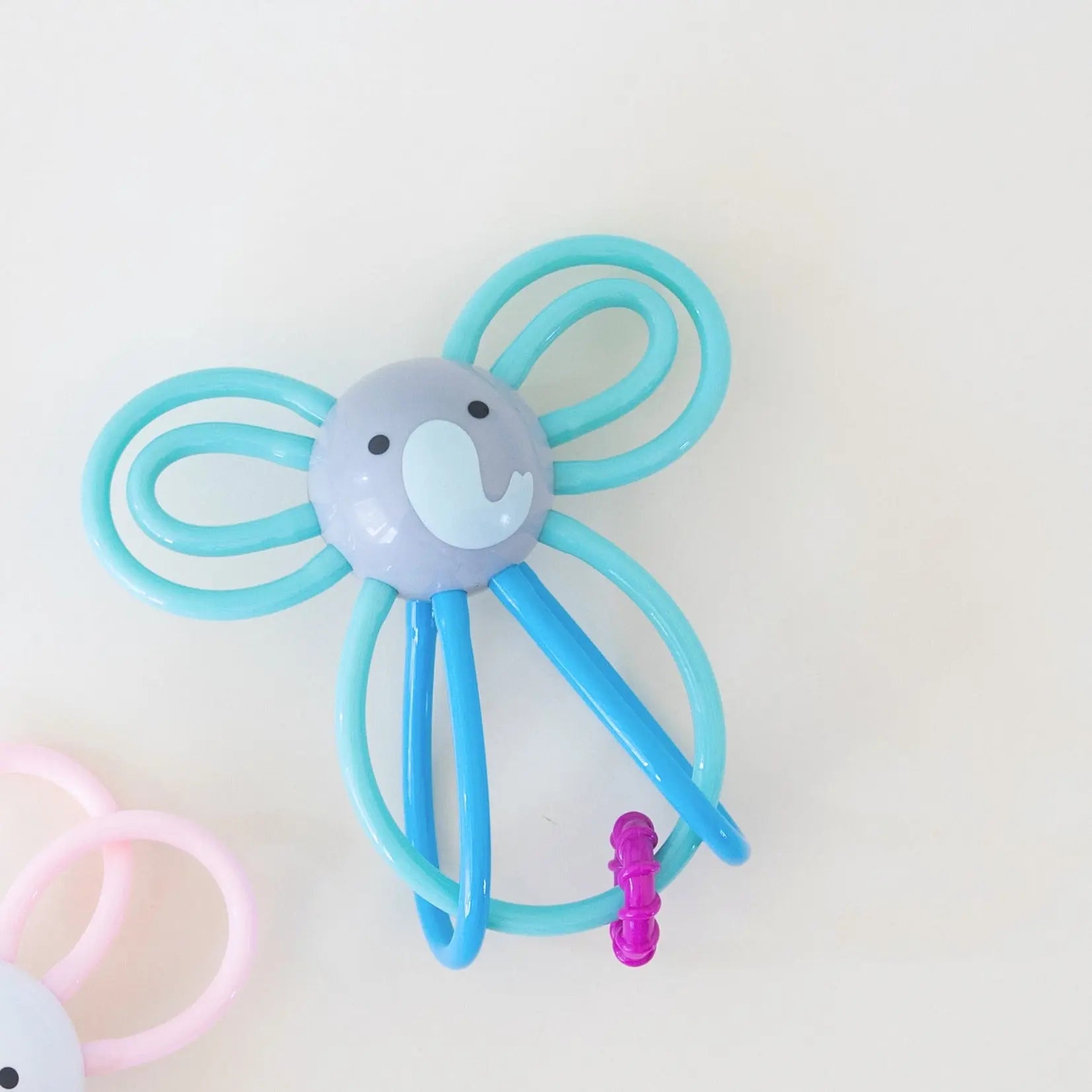 Winkel Elephant Soothing Infant Teether Rattle Toy – Manhattan Toy