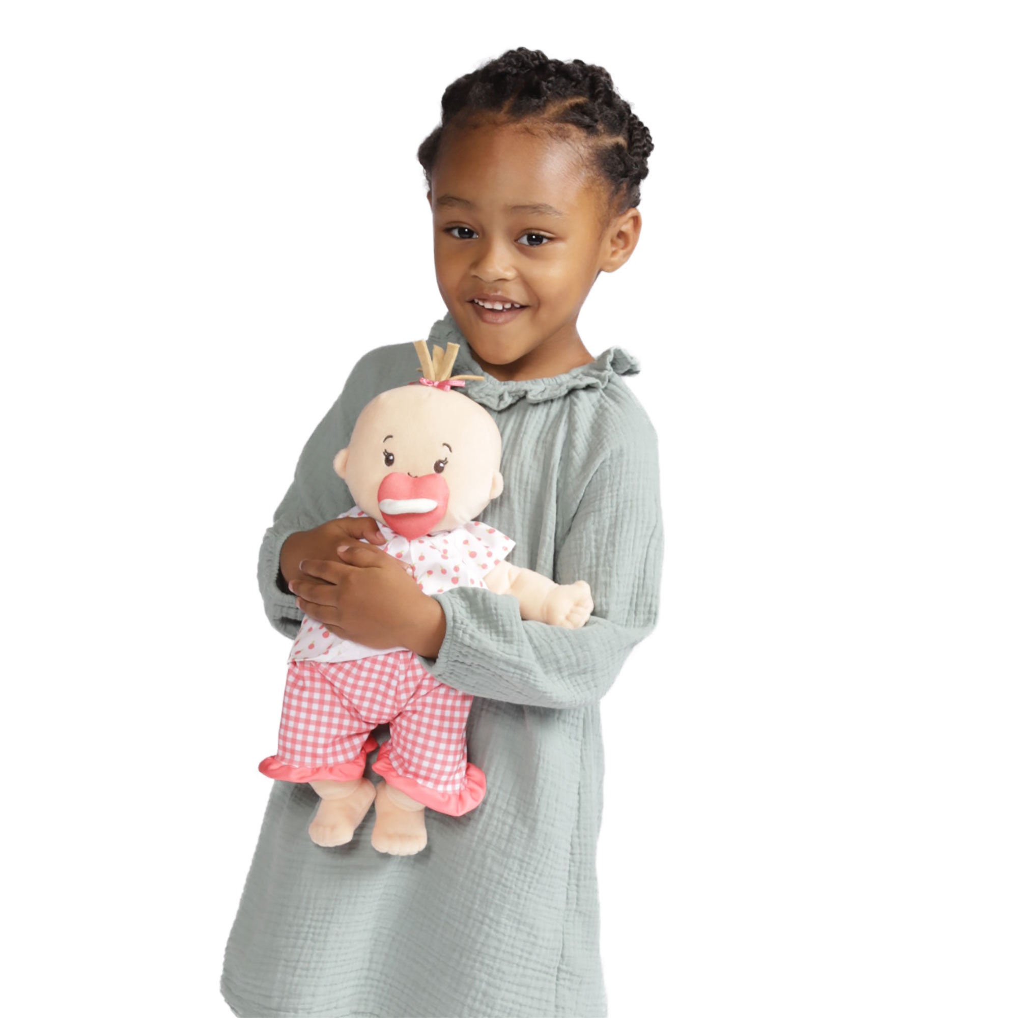 Baby Stella Peach Doll with Light Brown Hair soft doll – Manhattan Toy