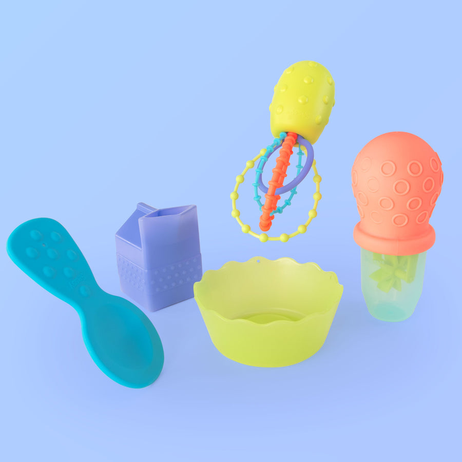 bath toys that look like baking supplies