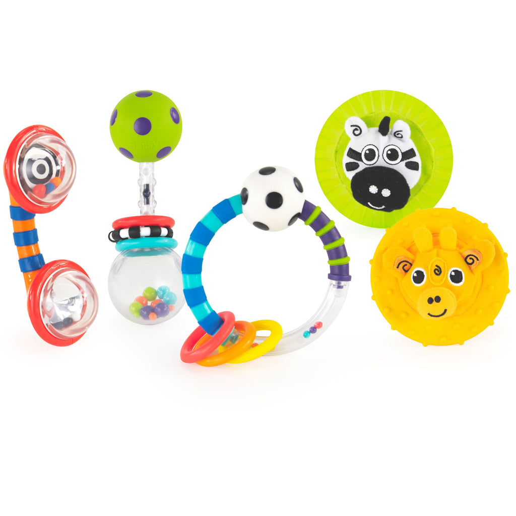 Grasp & Explore Rattle Set - Set of 5