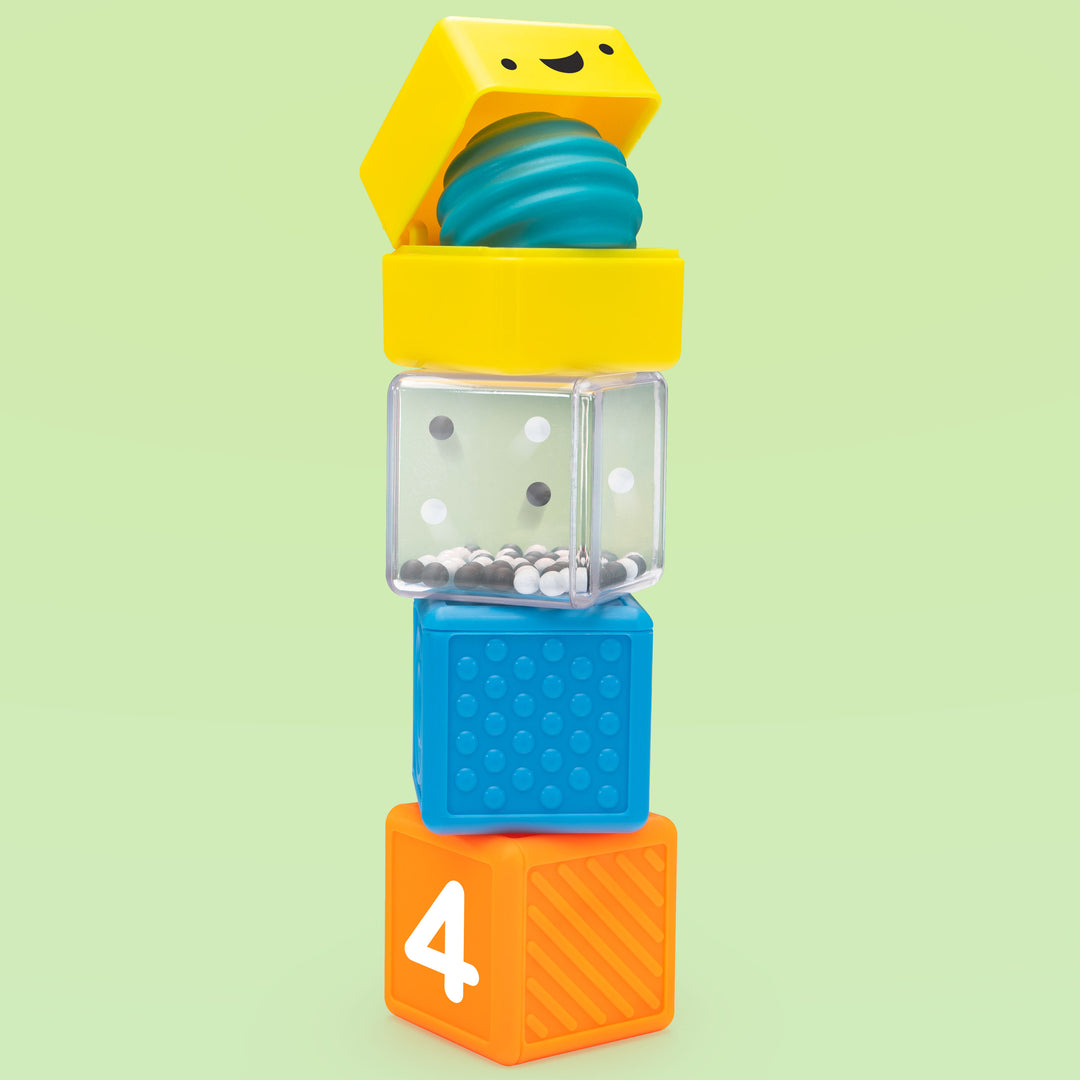 Colorful block set toy