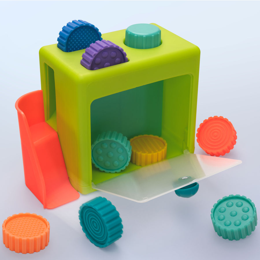 colorful coin drop toy