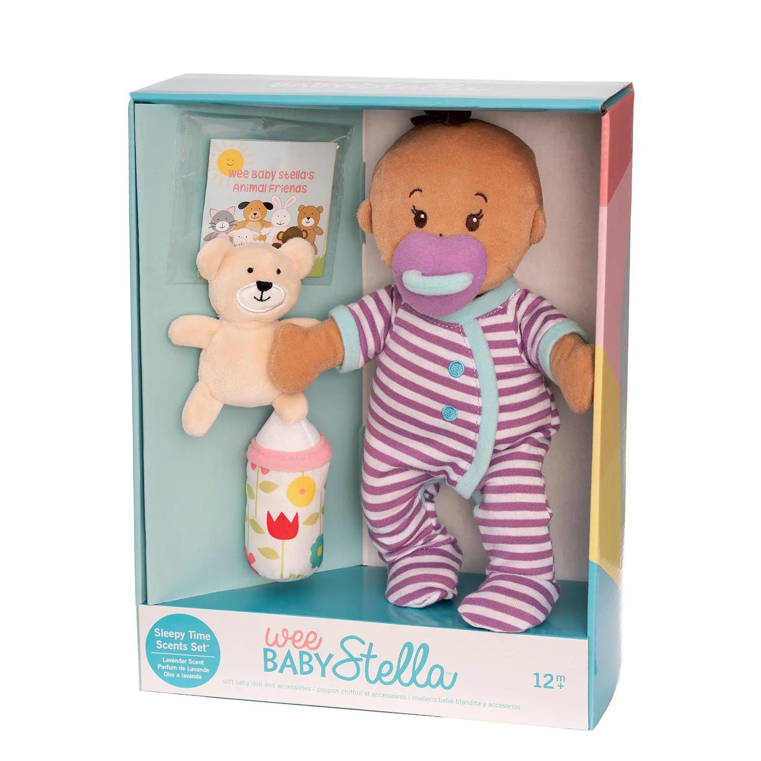 Baby Doll Wee Baby Stella Beige Lavender Scented Doll Set By Manhattan Toy