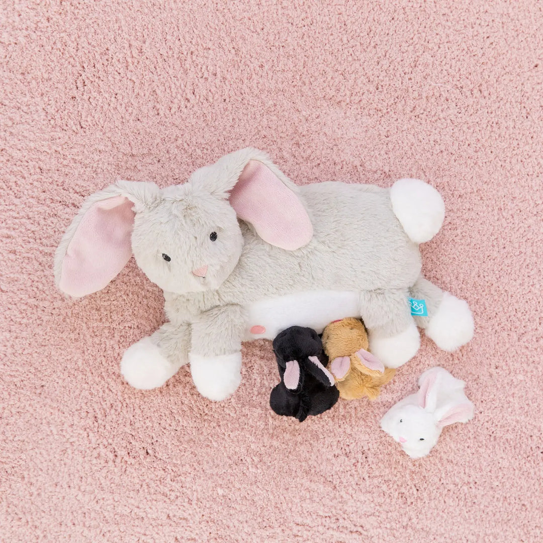 Nursing Nola Rabbit Nurturing Soft Toy – Manhattan Toy