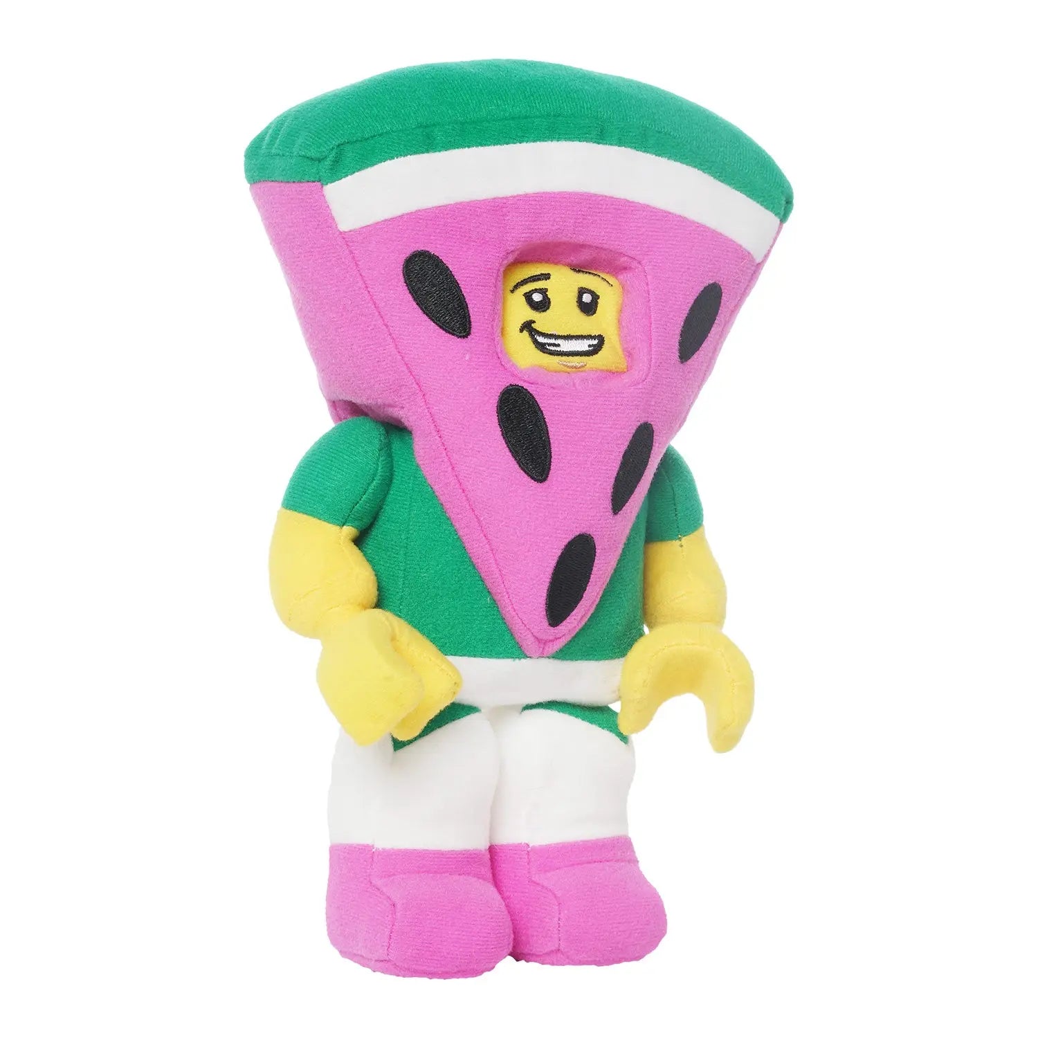 LEGO Watermelon Guy Plush Minifigure Small Manhattan Toy