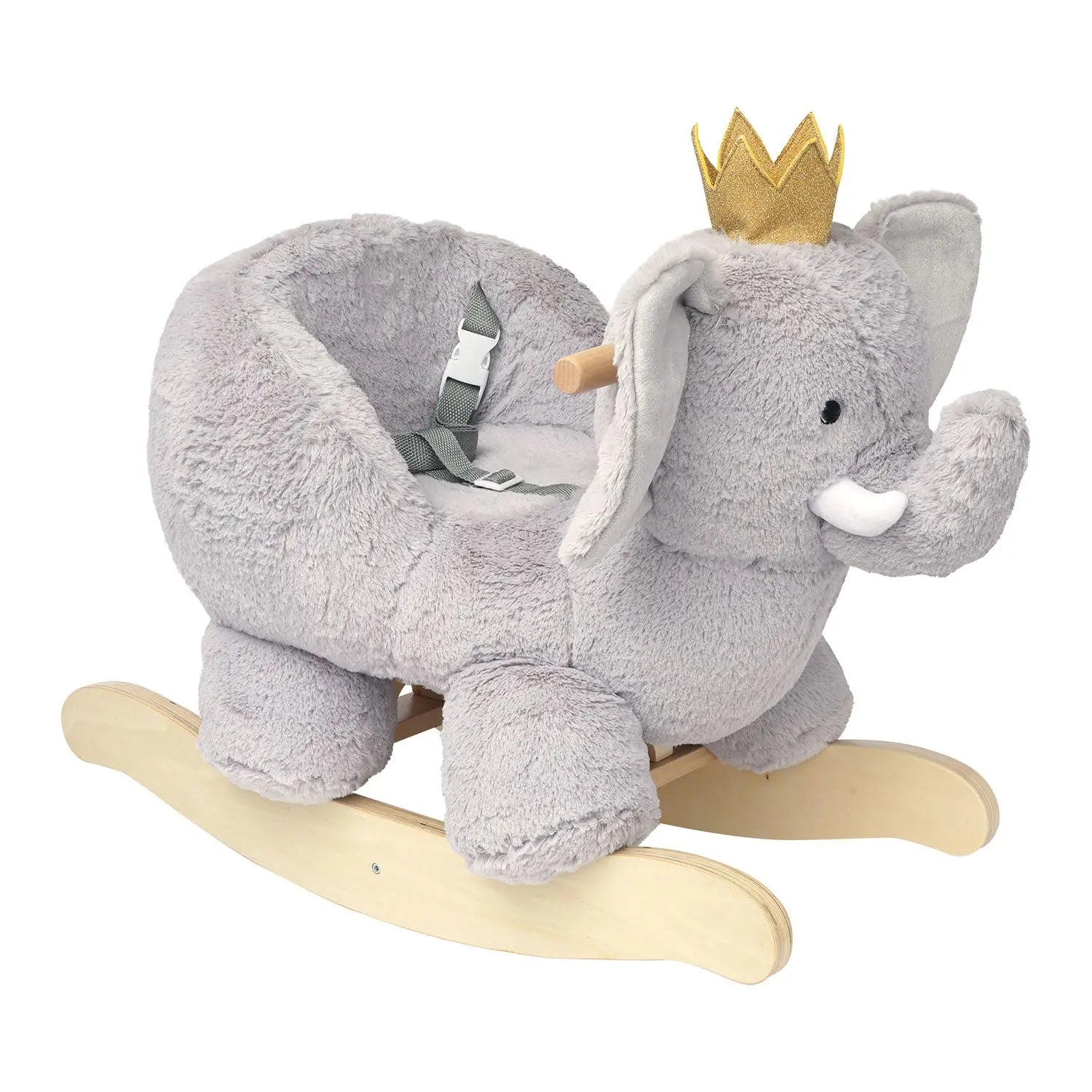 Nursery elephant plush rocker sale