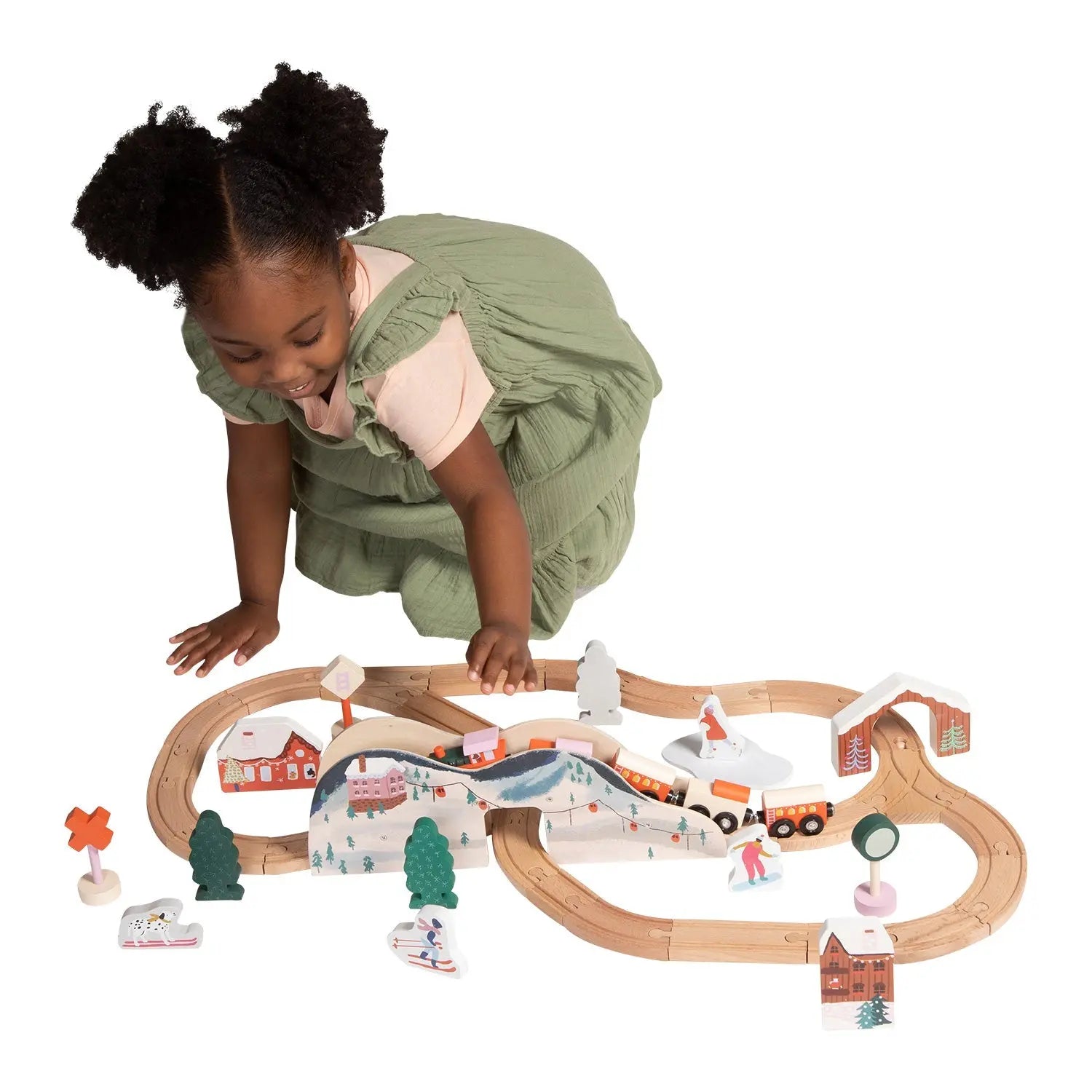 Toy store train set