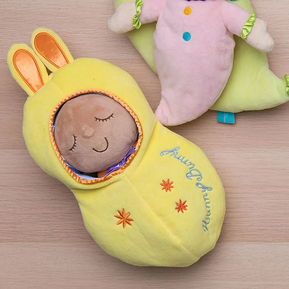 Snuggle Pods Hunny Bunny Beige - Baby Doll - Manhattan Toy