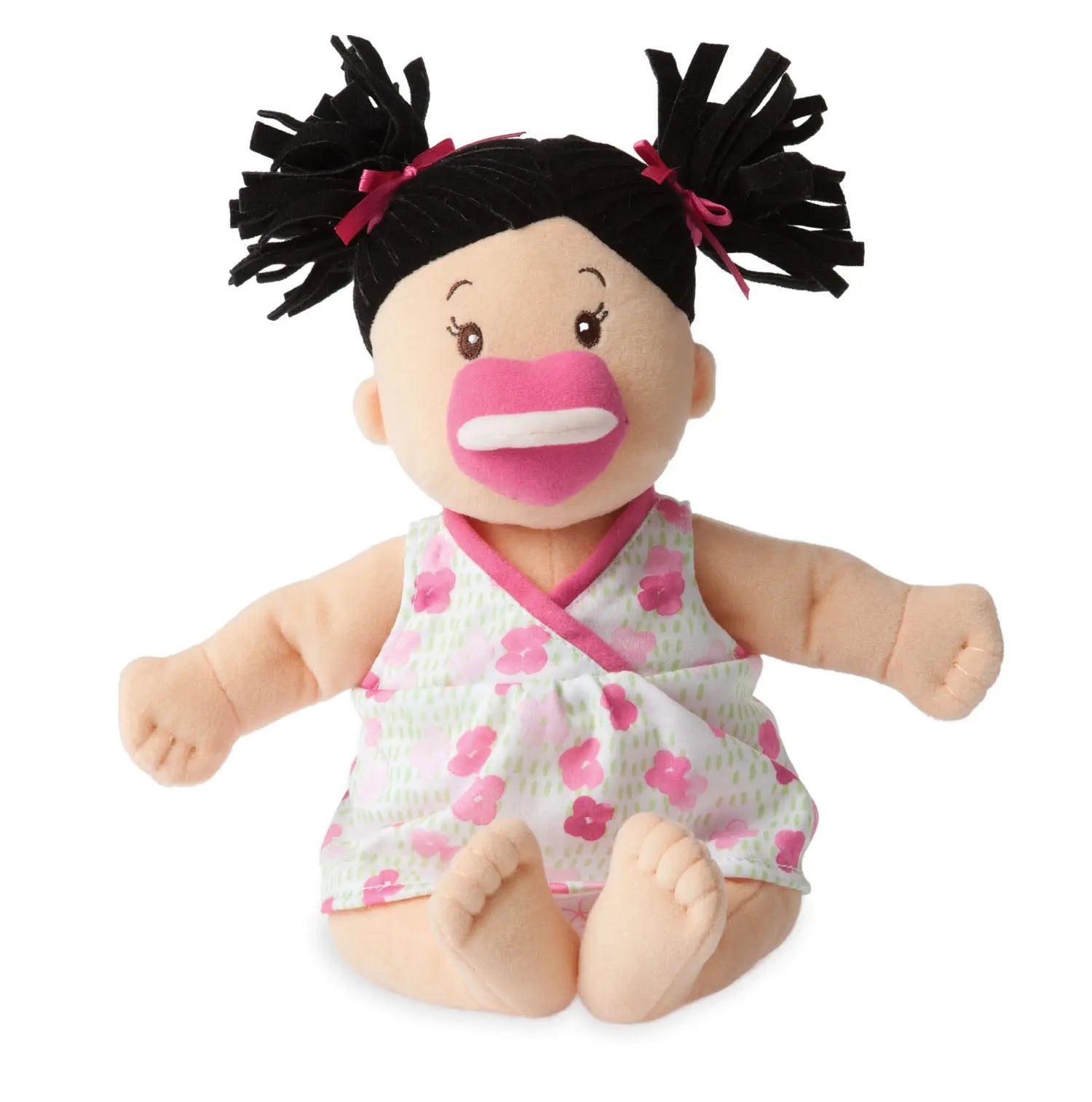 Soft baby deals doll with hair